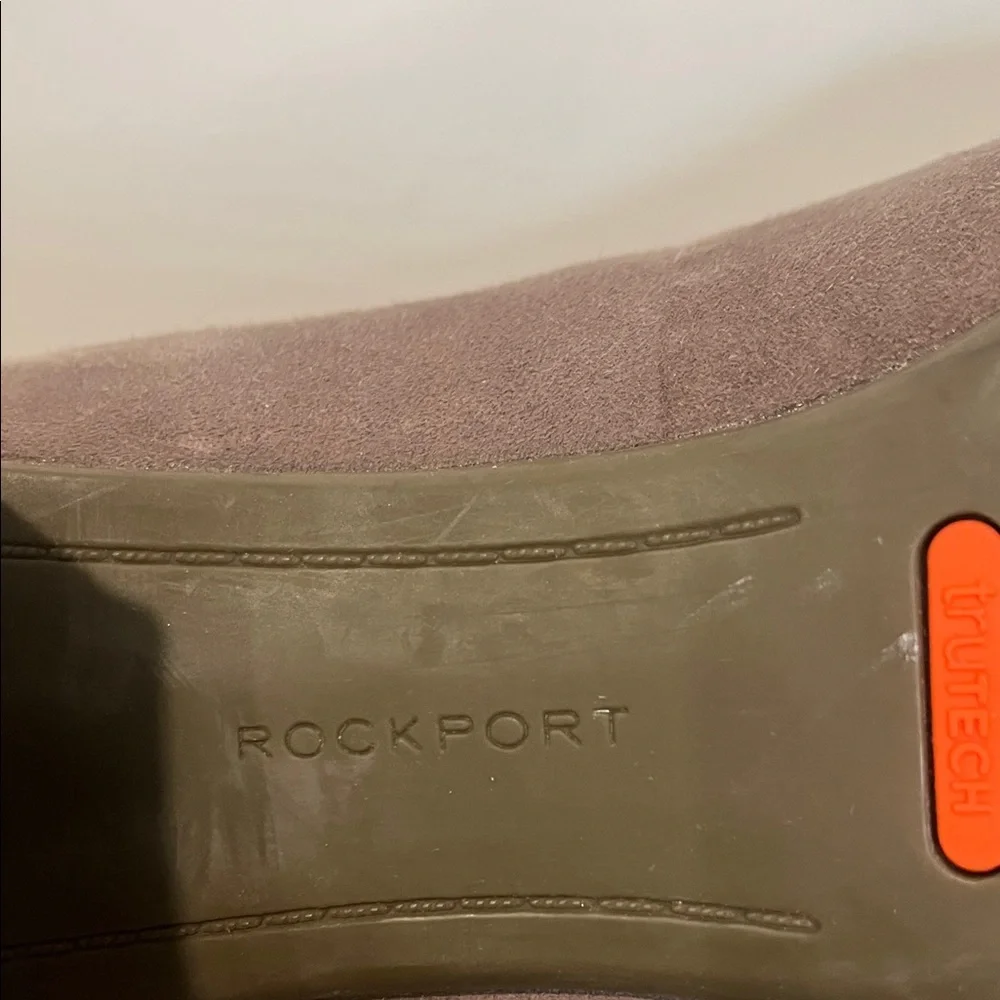 ROCKPORT Taupe suede/nubuck Novalie ankle strap pump. Comfort brand! Size 10 - Picture 8 of 8